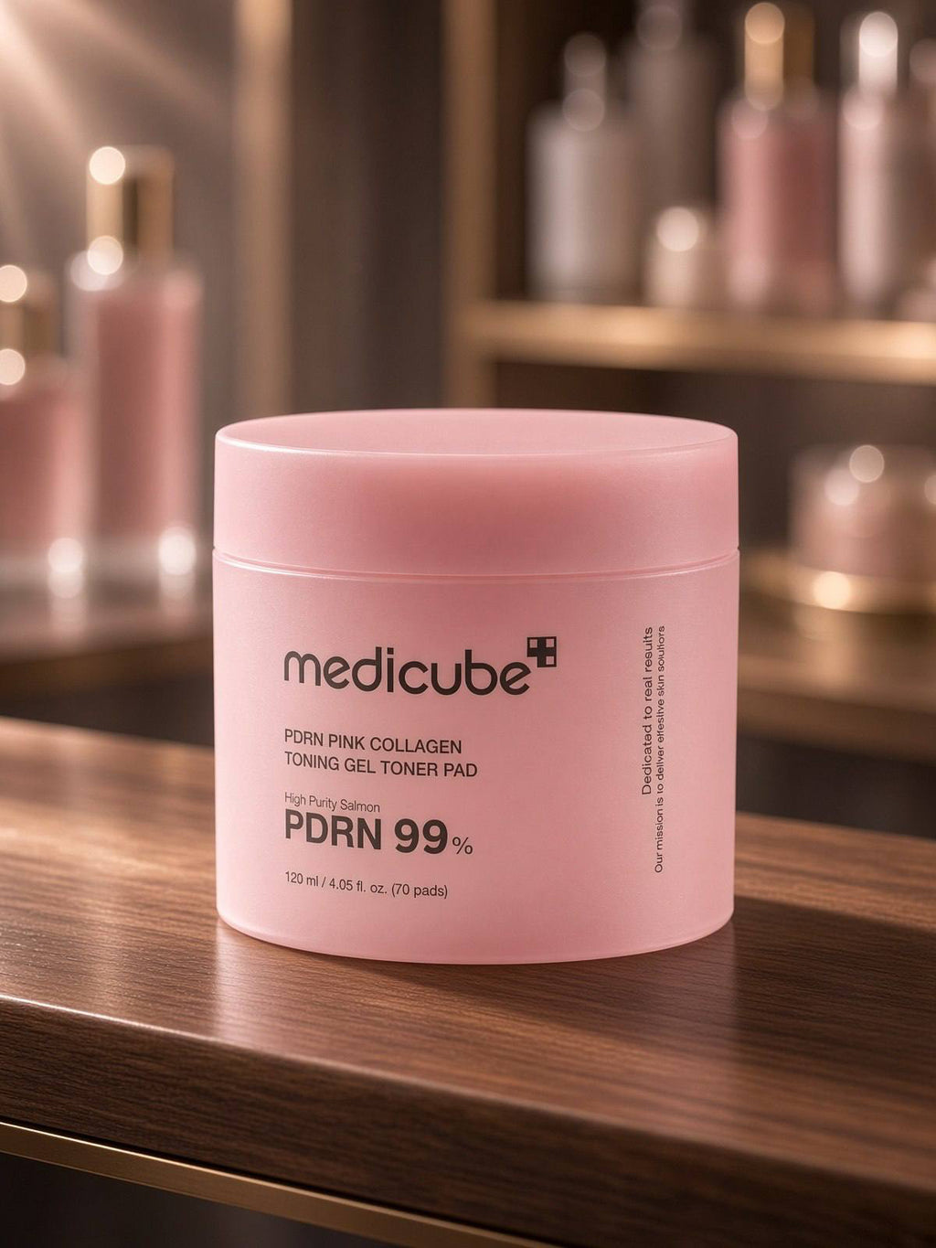 Medicube PDRN Pink Collagen Toning Gel Toner Pad 120ml (70 pads)